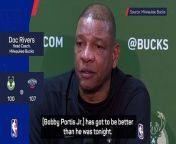 Doc Rivers admits he should have taken Bobby Portis Jr. out of the game during defeat to the Pelicans
