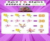 IQ Test Only Genius can solve part 11 #quiz #iqtest from iq ornuwb8y