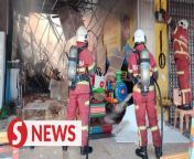 Two men suffered burns to their faces, legs, and hands during a fire that broke out at a laundry shop in Jalan Penyiaran Taman Universiti in Skudai, Johor on Friday (March 29).&#60;br/&#62;&#60;br/&#62;WATCH MORE: https://thestartv.com/c/news&#60;br/&#62;SUBSCRIBE: https://cutt.ly/TheStar&#60;br/&#62;LIKE: https://fb.com/TheStarOnline