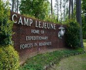 Authorities say a U.S. marine was killed Wednesday night in an incident at Camp Lejeune in Jacksonville, North Carolina