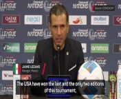 Mexico manager Jaime Lozano said there are no favourites for the CONCACAF Nations League final against the USA
