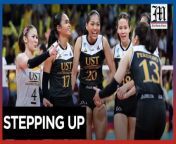 UST begins post-Laure era&#60;br/&#62;&#60;br/&#62;The UST Golden Tigresses began life without star Eya Laure with a 25-19, 25-23, 25-22 win over fellow debuting NU Lady Bulldogs in the UAAP Season 86 women&#39;s volleyball tournament at the Mall of Asia Arena on February 18.&#60;br/&#62;&#60;br/&#62;Angeline Poyos stepped up with 16 points while Regina Jurado and Jonna Perdido added 12 points apiece in the win.&#60;br/&#62;&#60;br/&#62;Video by Niel Victor Masoy&#60;br/&#62;&#60;br/&#62;Subscribe to The Manila Times Channel - https://tmt.ph/YTSubscribe&#60;br/&#62; &#60;br/&#62;Visit our website at https://www.manilatimes.net&#60;br/&#62; &#60;br/&#62; &#60;br/&#62;Follow us: &#60;br/&#62;Facebook - https://tmt.ph/facebook&#60;br/&#62; &#60;br/&#62;Instagram - https://tmt.ph/instagram&#60;br/&#62; &#60;br/&#62;Twitter - https://tmt.ph/twitter&#60;br/&#62; &#60;br/&#62;DailyMotion - https://tmt.ph/dailymotion&#60;br/&#62; &#60;br/&#62; &#60;br/&#62;Subscribe to our Digital Edition - https://tmt.ph/digital&#60;br/&#62; &#60;br/&#62; &#60;br/&#62;Check out our Podcasts: &#60;br/&#62;Spotify - https://tmt.ph/spotify&#60;br/&#62; &#60;br/&#62;Apple Podcasts - https://tmt.ph/applepodcasts&#60;br/&#62; &#60;br/&#62;Amazon Music - https://tmt.ph/amazonmusic&#60;br/&#62; &#60;br/&#62;Deezer: https://tmt.ph/deezer&#60;br/&#62;&#60;br/&#62;Tune In: https://tmt.ph/tunein&#60;br/&#62;&#60;br/&#62;#TheManilaTimes &#60;br/&#62;#philippines&#60;br/&#62;#volleyball&#60;br/&#62;#sports