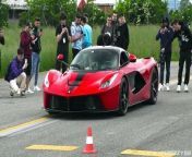 Ferrari LaFerrari w- Titanium Exhaust Sound- Accelerations, Revs & Fly Bys on Airstrip & on Track! from islami song bys ymum