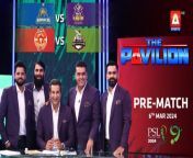 The Pavilion &#124; Islamabad United vs Lahore Qalandars (Pre-Match) Expert Analysis &#124; 6 Mar 2024 &#124; PSL9&#60;br/&#62;&#60;br/&#62;Catch our star-studded panel on #ThePavilion as we bring to you exclusive analysis for every match, live only on #ASportsHD!&#60;br/&#62;&#60;br/&#62;#WasimAkram #PSL9#HBLPSL9 #MohammadHafeez #MisbahUlHaq #AzharAli #FakhareAlam #karachikings #quettagaladiators #islamabadunited #lahoreqalandars &#60;br/&#62;&#60;br/&#62;Catch HBLPSL9 every moment live, exclusively on #ASportsHD!Follow the A Sports channel on WhatsApp: https://bit.ly/3PUFZv5#ASportsHD #ARYZAP