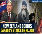 During his visit to India, New Zealand&#39;s Deputy Prime Minister Winston Peters addressed the controversy surrounding intelligence sharing within the Five-Eyes alliance regarding the Nijjar case. Peters emphasized the complexities of evaluating shared intelligence and hinted at skepticism regarding Canada&#39;s allegations. He underscored the significance of India-New Zealand relations, highlighting shared democratic values and economic opportunities &#60;br/&#62; &#60;br/&#62;#NewZealand #India #NewZealandIndia #FiveEyes #Canada #JustinTrudeau #HardeepSinghNijjar #WinstonPeters #Worldnews #Indianews #Oneindia #Oneindianews&#60;br/&#62; &#60;br/&#62;&#60;br/&#62;~HT.178~PR.152~GR.125~