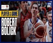 PBA Player of the Game Highlights: Robert Bolick comes up clutch as NLEX snuffs out Blackwater's hot start from www dj in come