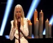 Christina Aguilera - Blank Page &amp; Receives Peoples Voice Award - PC Awards 2013....As Seen On ©CBS, All Rights Reserved.