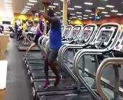 guy dancing almost every day on the treadmill.