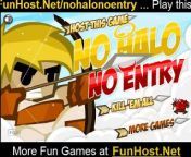 Play No Halo No Entry at FunHost.Net/nohalonoentry Cupido has been tasked with the mission of killing everything without a halo, that is invading the kingdom, No Halo No Entry. Free the trapped Angels and destroy the evil demons through 24 challenging levels, shoot them directly or use items to start a chain that will end in demon destruction, rolling balls with spikes and many other interactive objects will keep you on your toes throughout. Instructions: Use the the mouse to aim, shoot and control power. (Mouse Archery Aiming Puzzle Accuracy Physics Aiming) (Archery, Ball, Killing, Physics, Puzzle, Shooting Game ).&#60;br/&#62;&#60;br/&#62;Play No Halo No Entry for Free at FunHost.Net/nohalonoentry on FunHost.Net , The Fun Host of Apps and Games!&#60;br/&#62;&#60;br/&#62;No Halo No Entry Game: FunHost.Net/nohalonoentry &#60;br/&#62;www: FunHost.Net &#60;br/&#62;Facebook: facebook.com/FunHostApps &#60;br/&#62;Twitter: twitter.com/FunHost &#60;br/&#62;