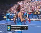 Day 7 at the Australian Open, with a shock victory for Ana Ivanovic over Serena Williams.
