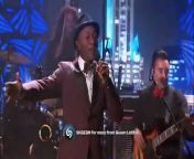 Aloe Blacc stopped by Big Sexy to perform for Queen Latifah