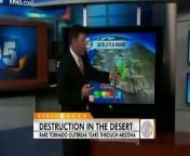 A swarm of tornadoes tore through an area near Flagstaff, Ariz. Leaving debris in their wake. Priya David Clemmens reports.