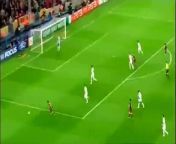 Lionel Messi shot - Barcelona vs. Real Madrid (Semifinal Champion League 2011)
