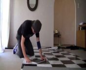 Guys smashes laptop while trying to break dance on cam