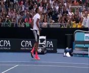 Tennis bad boy Kyrgios smashes his racket and gives the ball kids a very hard time as he is dumped out of the Australian Open by Andreas Seppi