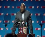 NBA 2K Legend Edition cover athlete? None other than Shaquille O&#39;Neal! Watch his speech here.