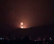 A weapons storage facility in the Yemeni capital Sanaa was targeted by Saudi-led coalition airstrikes on Monday evening.