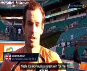Murray says he was able to capitalise on Berrettini&#39;s fatigue in their first round match in Miami