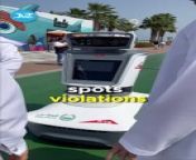 AI robot patrols Dubai beach to monitor e-scooter violations from doramon robot movie best scene
