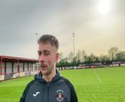 Needham Market captain Keiran Morphew reacts to promotion to Step 2 for the first time in the club’s history from captain mashrafe