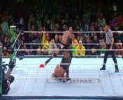 WWE WrestleMania XL 40 2024 Day1 4-6-24 Cody Rhodes & Seth Rollins vs The Rock & Roman Reigns from roman ei