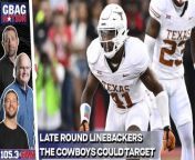 Linebacker is a big position of need for the Cowboys, but drafting one early isn&#39;t considered a good use of resources. If the Cowboys are to draft a linebacker this year after Round 1, Broaddus has some names for fans to know.