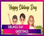 Let&#39;s celebrate Siblings Day 2024 on April 10, to cherish the special bond we share with our siblings. From being rivals to becoming best friends, they&#39;ve stood by us through thick and thin. To celebrate, share Siblings Day 2024 wishes, messages, quotes, images, greetings and wallpapers with your siblings.&#60;br/&#62;