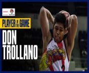 PBA Player of the Game Highlights: Don Trollano delivers down the stretch for San Miguel vs. Ginebra from don vid