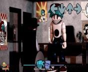 animatronic friday night funkin' FNF funky night BF and gf Gameplay Five Night and Freddy's Fnaf from fnf fart92