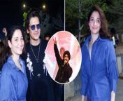 Love Birds Tamannaah Bhatia &amp; Vijay Varma Spotted At Diljit Dosanjh&#39;s most-hyped blockbuster concert held in Mumbai. Both the artists were seen gearing dapper blue coloured attires for the concert.