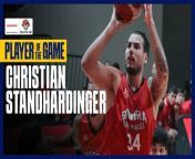 PBA Player of the Game Highlights: Christian Standhardinger carries Ginebra against Blackwater from mix player for j