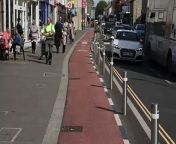 The cycle lane was branded &#39;the most dangerous in Britain&#39;