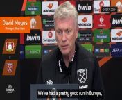 West Ham manager David Moyes views Thursday&#39;s clash with Leverkusen as a &#92;