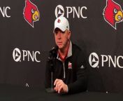 Louisville HC Jeff Brohm Spring Game Postgame (4\ 19\ 24) from config hc
