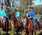 Dozens of horse riders have spent a week retracing historic stockman&#39;s routes across country Queensland. They drove cattle, slept under the stars and shared stories around the campfire all while raising money for life saving services in the bush.