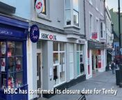 A closure date for Tenby’s HSBC bank branch has been officially confirmed, and it’s not good news for the seaside town going into the summer.&#60;br/&#62;Back in November 2022 HSBC announced that the Tenby branch situated in Tudor Square would be closing. &#60;br/&#62;The Tenby closure was paused in April 2023 following recommendation of more cash deposit services to be made available to support the local community.&#60;br/&#62;“Following this an independent report recommended more cash deposit services were made available to support the local community,” said a spokesperson for HSBC this week.&#60;br/&#62;“We therefore paused our closure and kept the branch open whilst we worked closely with industry partners and the Financial Conduct Authority to launch an Enhanced Post Office which is now open. &#60;br/&#62;“I can now confirm our branch will close permanently on August 6, 2024.”&#60;br/&#62;“While more customers are choosing mobile, online and phone banking, I know others still value our face-to-face service, so you’ll find all our usual services at the Haverfordwest branch located at 41 High Street.&#60;br/&#62;The current opening times for Haverfordwest are: Monday to Friday - 09:30am to 3.30pm (closed on Saturday and Sundays).&#60;br/&#62;The Enhanced Post Office has a dedicated counter for banking services now open at Tenby Post Office located on South Parade (SA70 7DL) opposite the Five Arches.&#60;br/&#62;Services available include:&#60;br/&#62;• Cash withdrawals&#60;br/&#62;• Bill payments&#60;br/&#62;• Cash deposits&#60;br/&#62;• Cheque deposits&#60;br/&#62;• Check your balance&#60;br/&#62;• Currency exchange&#60;br/&#62;HSBC has promised that community ‘pop up events’ will also be arranged for Tenby.&#60;br/&#62;You’ll also find details by visiting: hsbc.co.uk/ways-to-bank/community-events.&#60;br/&#62;Back in January, local councillors and business owners welcomed plans for a new 24hr cash point for Tenby, following concerns that the seaside town could be left with just one ATM ahead of busy peak holiday periods.&#60;br/&#62;With more and more ATM’s disappearing throughout the town in recent years, and with the fewer ATM’s often running out of cash on busy weekends, concerns had been raised by businesses in Tenby that the re-supply doesn’t match the town’s peak visitor times, with some businesses requiring cash payments only.&#60;br/&#62;Lloyds TSB, Nat West and Santander have all departed Tenby in recent years, and with Barclays closing its branch over a year ago, meaning the loss of another cashpoint for the town, and now HSBC closing in Tudor Square too, it would leave the town with just one outside ATM located at Tesco Express.&#60;br/&#62;Tenby Town Council members therefore welcomed the proposed installation of an ATM to be installed in the shopfront central lobby at the Evans Seafront Pharmacy, situated at 6 High Street.