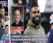 RB Zeke Elliott to agree to a one-year &#36;3 million deal, including &#36;2 million guaranteed. Jon Machota of the Athletic joins Shan, RJ, &amp; Bobby to react to the news and talks how Zeke will fit in the RB room, and whether a mid-season RB trade is imminent. Jon also talks the Cowboys 2024 draft class expectations and more