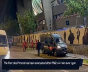 Fire at Parc des Princes after PSG win from diamond generator for free fire from china