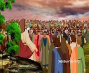 Bible stories for children - Jesus Stills the Storm ( German Cartoon Animation ) from eirene in the bible
