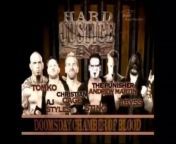 TNA Hard Justice 2007 - Abyss, Andrew Martin & Sting vs Christian Cage, AJ Styles & Tomko (Doomsday Chamber Of Blood Match) from aj janmodin tomar