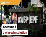 UKM research fellow Muhammed Abdul Khalid says the new structure for the allocation of funds strikes a &#39;reasonable balance&#39;.&#60;br/&#62;&#60;br/&#62;Read More: &#60;br/&#62;&#60;br/&#62;Laporan Lanjut: &#60;br/&#62;&#60;br/&#62;Free Malaysia Today is an independent, bi-lingual news portal with a focus on Malaysian current affairs.&#60;br/&#62;&#60;br/&#62;Subscribe to our channel - http://bit.ly/2Qo08ry&#60;br/&#62;------------------------------------------------------------------------------------------------------------------------------------------------------&#60;br/&#62;Check us out at https://www.freemalaysiatoday.com&#60;br/&#62;Follow FMT on Facebook: https://bit.ly/49JJoo5&#60;br/&#62;Follow FMT on Dailymotion: https://bit.ly/2WGITHM&#60;br/&#62;Follow FMT on X: https://bit.ly/48zARSW &#60;br/&#62;Follow FMT on Instagram: https://bit.ly/48Cq76h&#60;br/&#62;Follow FMT on TikTok : https://bit.ly/3uKuQFp&#60;br/&#62;Follow FMT Berita on TikTok: https://bit.ly/48vpnQG &#60;br/&#62;Follow FMT Telegram - https://bit.ly/42VyzMX&#60;br/&#62;Follow FMT LinkedIn - https://bit.ly/42YytEb&#60;br/&#62;Follow FMT Lifestyle on Instagram: https://bit.ly/42WrsUj&#60;br/&#62;Follow FMT on WhatsApp: https://bit.ly/49GMbxW &#60;br/&#62;------------------------------------------------------------------------------------------------------------------------------------------------------&#60;br/&#62;Download FMT News App:&#60;br/&#62;Google Play – http://bit.ly/2YSuV46&#60;br/&#62;App Store – https://apple.co/2HNH7gZ&#60;br/&#62;Huawei AppGallery - https://bit.ly/2D2OpNP&#60;br/&#62;&#60;br/&#62;#FMTNews #EPF #Contributions #Account3