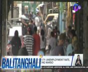 Nasa 2 milyon ang walang trabaho, edad 15-pataas!&#60;br/&#62;&#60;br/&#62;&#60;br/&#62;Balitanghali is the daily noontime newscast of GTV anchored by Raffy Tima and Connie Sison. It airs Mondays to Fridays at 10:30 AM (PHL Time). For more videos from Balitanghali, visit http://www.gmanews.tv/balitanghali.&#60;br/&#62;&#60;br/&#62;#GMAIntegratedNews #KapusoStream&#60;br/&#62;&#60;br/&#62;Breaking news and stories from the Philippines and abroad:&#60;br/&#62;GMA Integrated News Portal: http://www.gmanews.tv&#60;br/&#62;Facebook: http://www.facebook.com/gmanews&#60;br/&#62;TikTok: https://www.tiktok.com/@gmanews&#60;br/&#62;Twitter: http://www.twitter.com/gmanews&#60;br/&#62;Instagram: http://www.instagram.com/gmanews&#60;br/&#62;&#60;br/&#62;GMA Network Kapuso programs on GMA Pinoy TV: https://gmapinoytv.com/subscribe