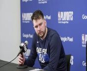 Luka Doncic Reveals Thoughts on Dallas Mavs' Game 1 Blowout Loss to OKC Thunder from lukas nimscheck