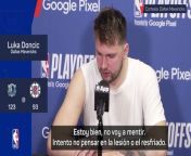 Doncic running on pure adrenaline from running exercise games