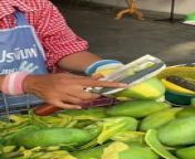 Mango Cutting - Thai Street Food #shortvideo from nayla mango live