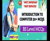 Description:&#60;br/&#62;Welcome to our comprehensive computer science quiz, where we dive deep into 50+ multiple-choice questions designed to challenge your understanding of key concepts in computer science. Whether you&#39;re a student preparing for exams or a tech enthusiast looking to test your knowledge, this video is packed with valuable insights and explanations.&#60;br/&#62;&#60;br/&#62;In this video, we cover a wide range of topics, including programming languages, algorithms, data structures, networking, cybersecurity, and more. Each question is carefully crafted to not only test your memory but also enhance your understanding of fundamental computer science principles.&#60;br/&#62;&#60;br/&#62;What sets this video apart is our focus on providing detailed explanations for each question. We don&#39;t just give you the correct answer; we also delve into why it&#39;s correct and explore common misconceptions that can trip up even seasoned professionals. This approach ensures that you not only know the answers but also grasp the underlying concepts thoroughly.&#60;br/&#62;&#60;br/&#62;Key Features:&#60;br/&#62;&#60;br/&#62;50+ challenging multiple-choice questions&#60;br/&#62;Comprehensive coverage of computer science topics&#60;br/&#62;Detailed explanations and insights&#60;br/&#62;Key concepts highlighted for better retention&#60;br/&#62;Perfect for students, professionals, and tech enthusiasts alike&#60;br/&#62;So, are you ready to test your computer science knowledge and take your understanding to the next level? Grab a pen and paper or fire up your favorite note-taking app, and let&#39;s dive into the world of computer science MCQs