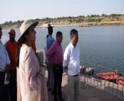 NARMADA SHERAV GHAT BRIDGE WASHED AWAY SITE INSPECTION BY COLLECTOR