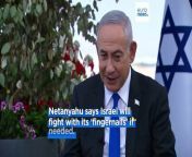The Israeli prime minister says country can ‘stand alone’ but hopes US and Israel can overcome differences