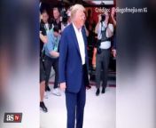 Trump joins the stars present at the Miami GP from six sos gp