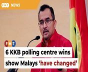 Umno secretary-general Asyraf Wajdi Dusuki says PH managed to overturn PN’s wins last August in six Malay-majority electoral districts.&#60;br/&#62;&#60;br/&#62;&#60;br/&#62;Read More: &#60;br/&#62;https://www.freemalaysiatoday.com/category/nation/2024/05/12/wins-in-6-kkb-polling-centres-shows-malays-have-changed-says-asyraf/ &#60;br/&#62;&#60;br/&#62;Free Malaysia Today is an independent, bi-lingual news portal with a focus on Malaysian current affairs.&#60;br/&#62;&#60;br/&#62;Subscribe to our channel - http://bit.ly/2Qo08ry&#60;br/&#62;------------------------------------------------------------------------------------------------------------------------------------------------------&#60;br/&#62;Check us out at https://www.freemalaysiatoday.com&#60;br/&#62;Follow FMT on Facebook: https://bit.ly/49JJoo5&#60;br/&#62;Follow FMT on Dailymotion: https://bit.ly/2WGITHM&#60;br/&#62;Follow FMT on X: https://bit.ly/48zARSW &#60;br/&#62;Follow FMT on Instagram: https://bit.ly/48Cq76h&#60;br/&#62;Follow FMT on TikTok : https://bit.ly/3uKuQFp&#60;br/&#62;Follow FMT Berita on TikTok: https://bit.ly/48vpnQG &#60;br/&#62;Follow FMT Telegram - https://bit.ly/42VyzMX&#60;br/&#62;Follow FMT LinkedIn - https://bit.ly/42YytEb&#60;br/&#62;Follow FMT Lifestyle on Instagram: https://bit.ly/42WrsUj&#60;br/&#62;Follow FMT on WhatsApp: https://bit.ly/49GMbxW &#60;br/&#62;------------------------------------------------------------------------------------------------------------------------------------------------------&#60;br/&#62;Download FMT News App:&#60;br/&#62;Google Play – http://bit.ly/2YSuV46&#60;br/&#62;App Store – https://apple.co/2HNH7gZ&#60;br/&#62;Huawei AppGallery - https://bit.ly/2D2OpNP&#60;br/&#62;&#60;br/&#62;#FMTNews #AsyrafWajdiDusuki #PRK #KKB